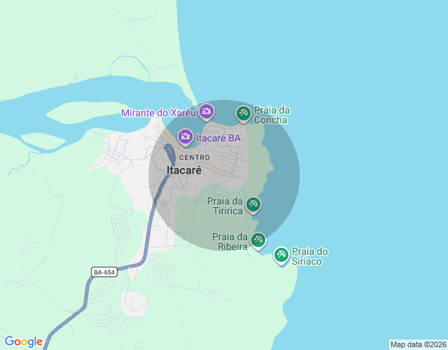 Imóvel no mapa