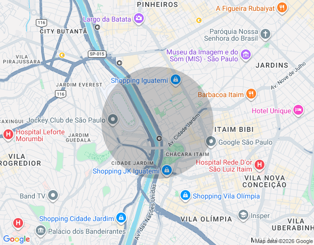 Imóvel no mapa