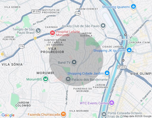 Imóvel no mapa