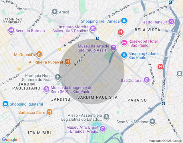 Imóvel no mapa