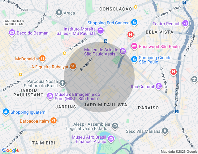 Imóvel no mapa