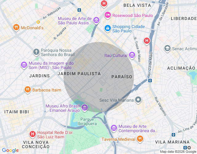 Imóvel no mapa