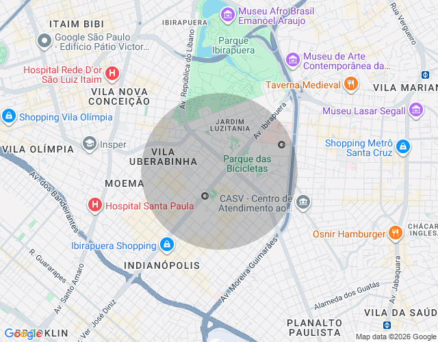 Imóvel no mapa