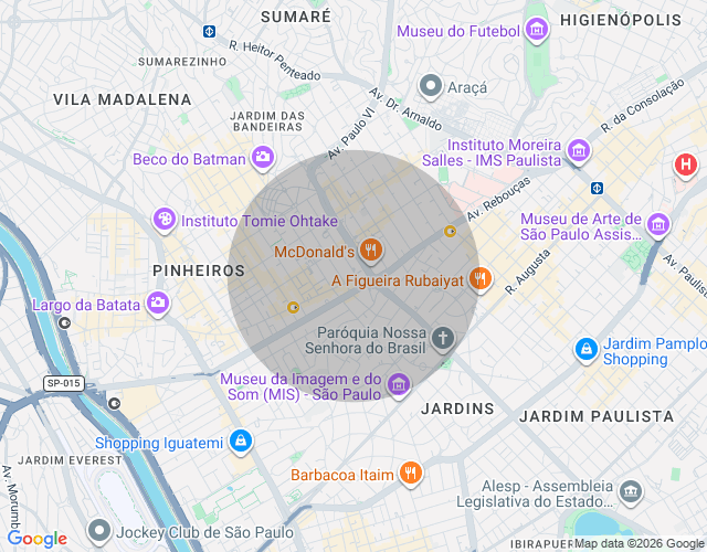Imóvel no mapa