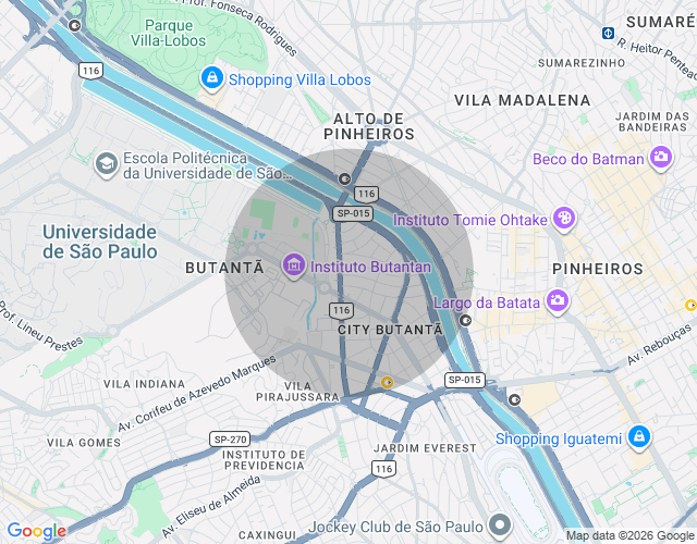 Imóvel no mapa