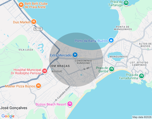 Imóvel no mapa