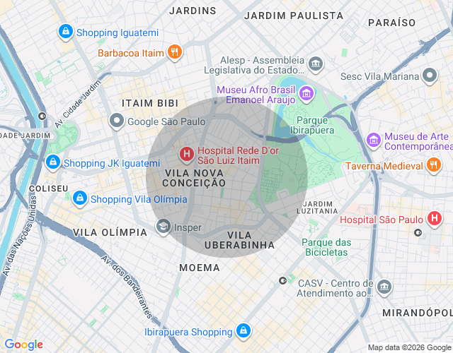 Imóvel no mapa