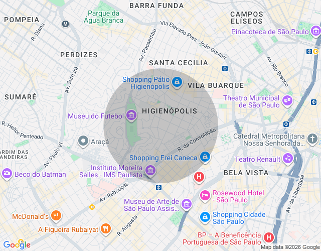 Imóvel no mapa
