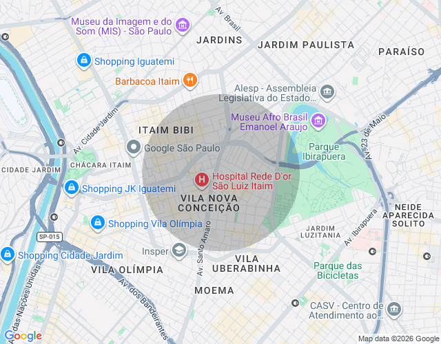 Imóvel no mapa
