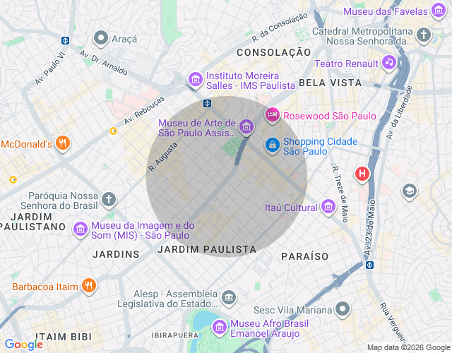 Imóvel no mapa