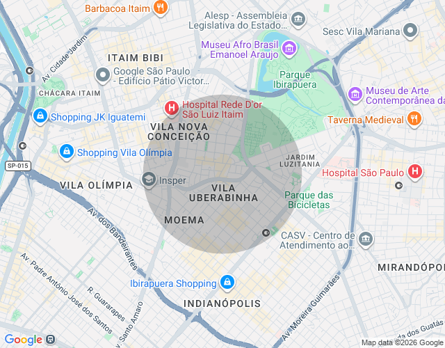 Imóvel no mapa