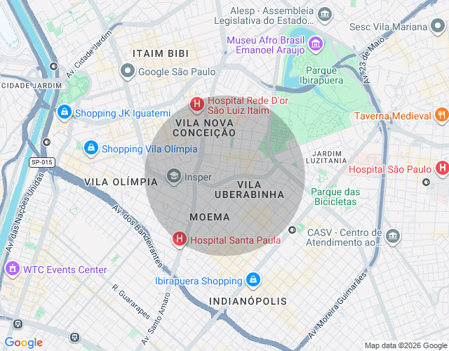 Imóvel no mapa