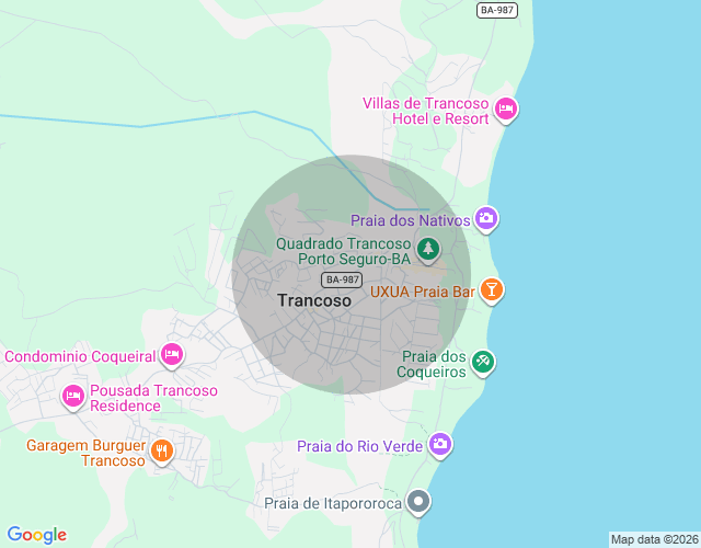 Imóvel no mapa