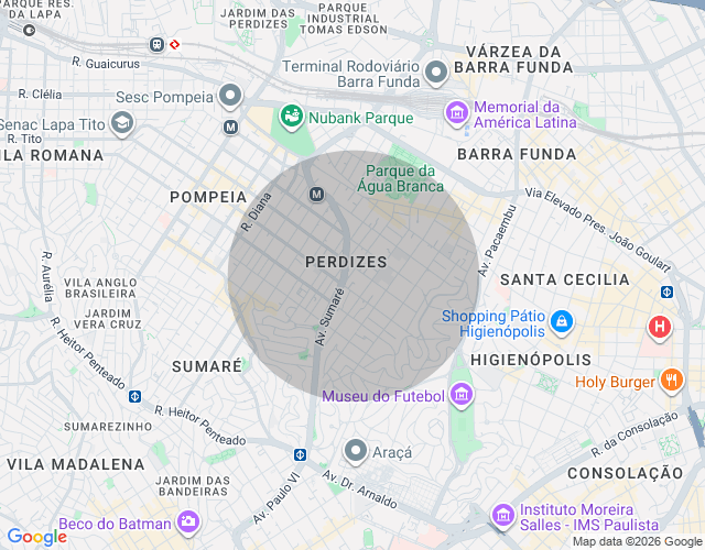 Imóvel no mapa