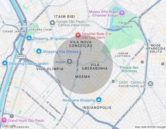 Imóvel no mapa