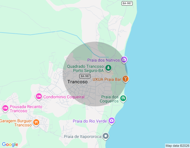 Imóvel no mapa