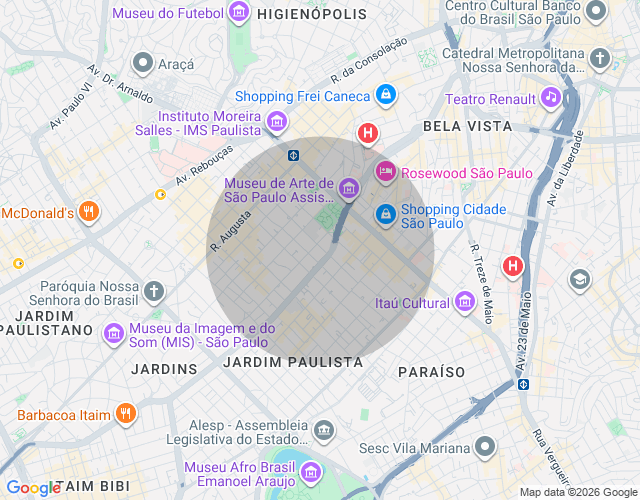Imóvel no mapa