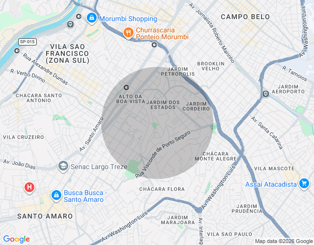 Imóvel no mapa