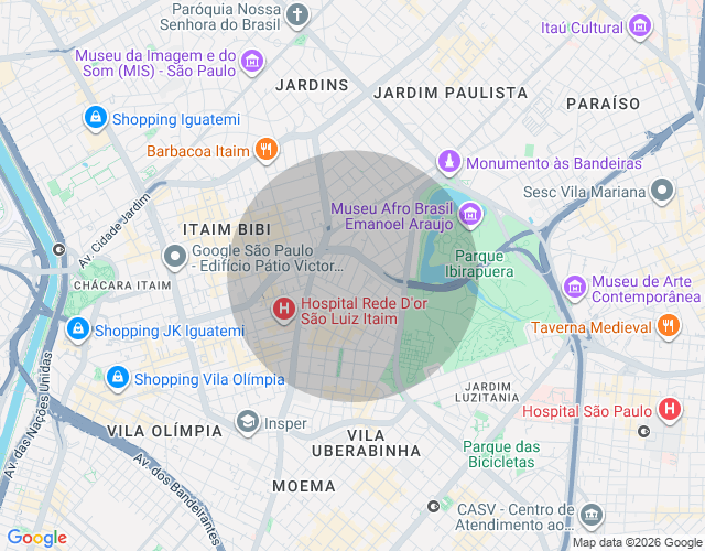 Imóvel no mapa
