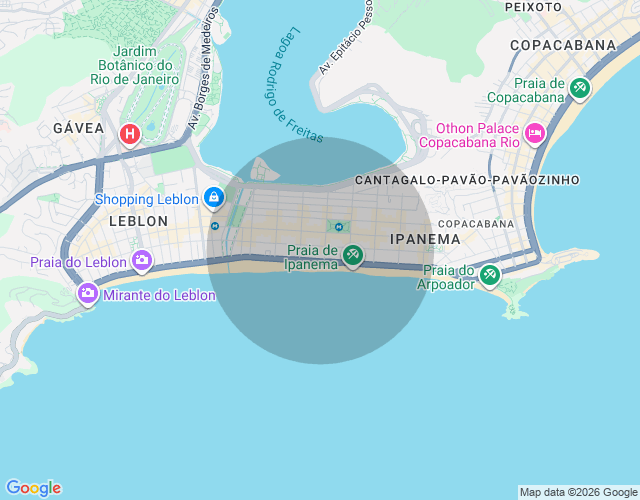 Imóvel no mapa