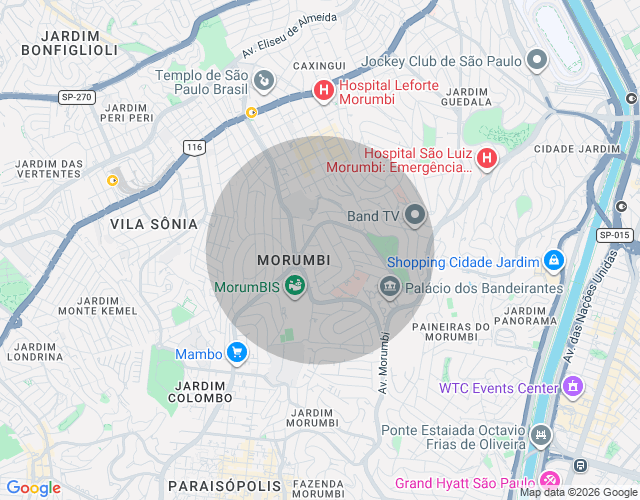 Imóvel no mapa
