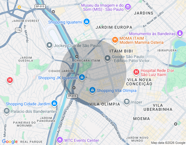 Imóvel no mapa