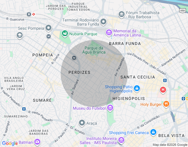 Imóvel no mapa