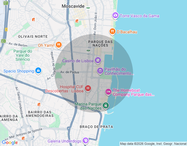 Imóvel no mapa