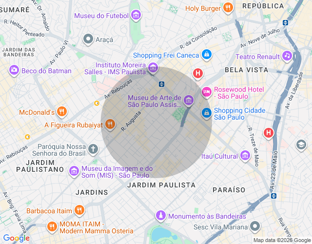 Imóvel no mapa