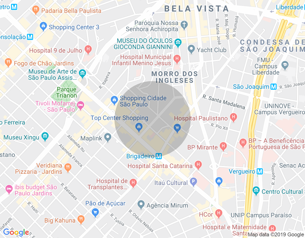 Imóvel no mapa