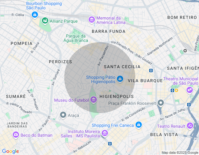 Imóvel no mapa
