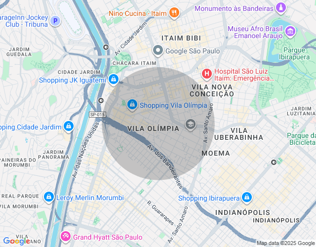 Imóvel no mapa