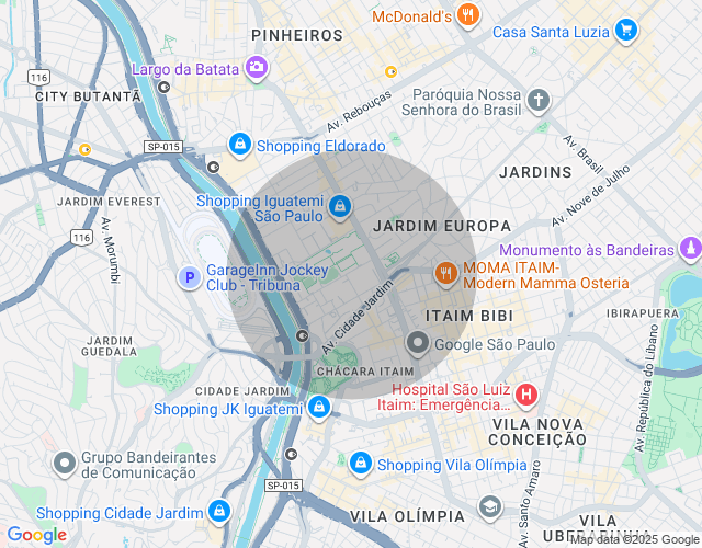 Imóvel no mapa