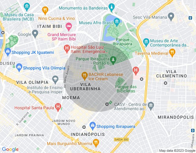 Imóvel no mapa