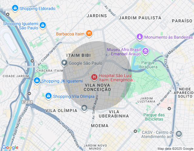 Imóvel no mapa