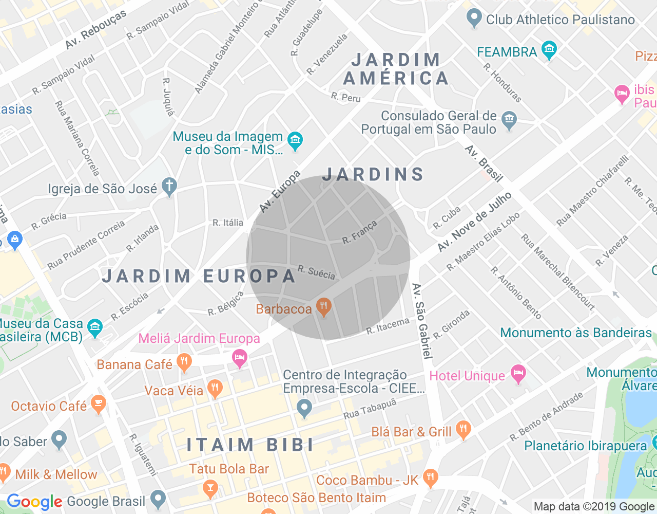 Imóvel no mapa