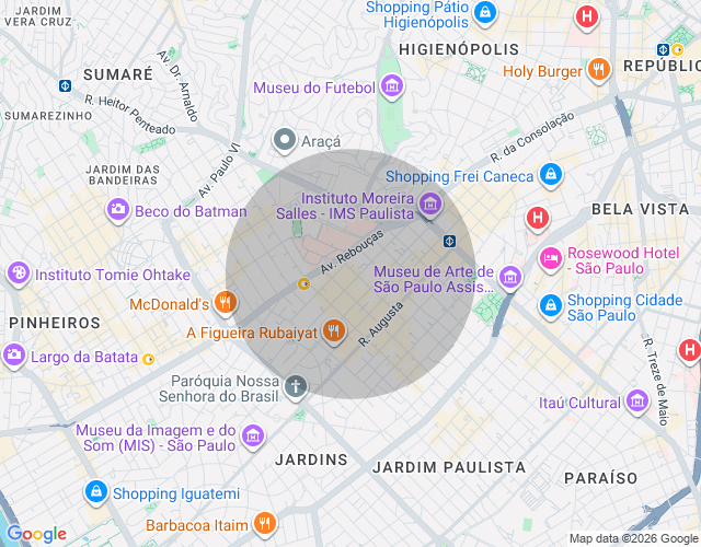 Imóvel no mapa