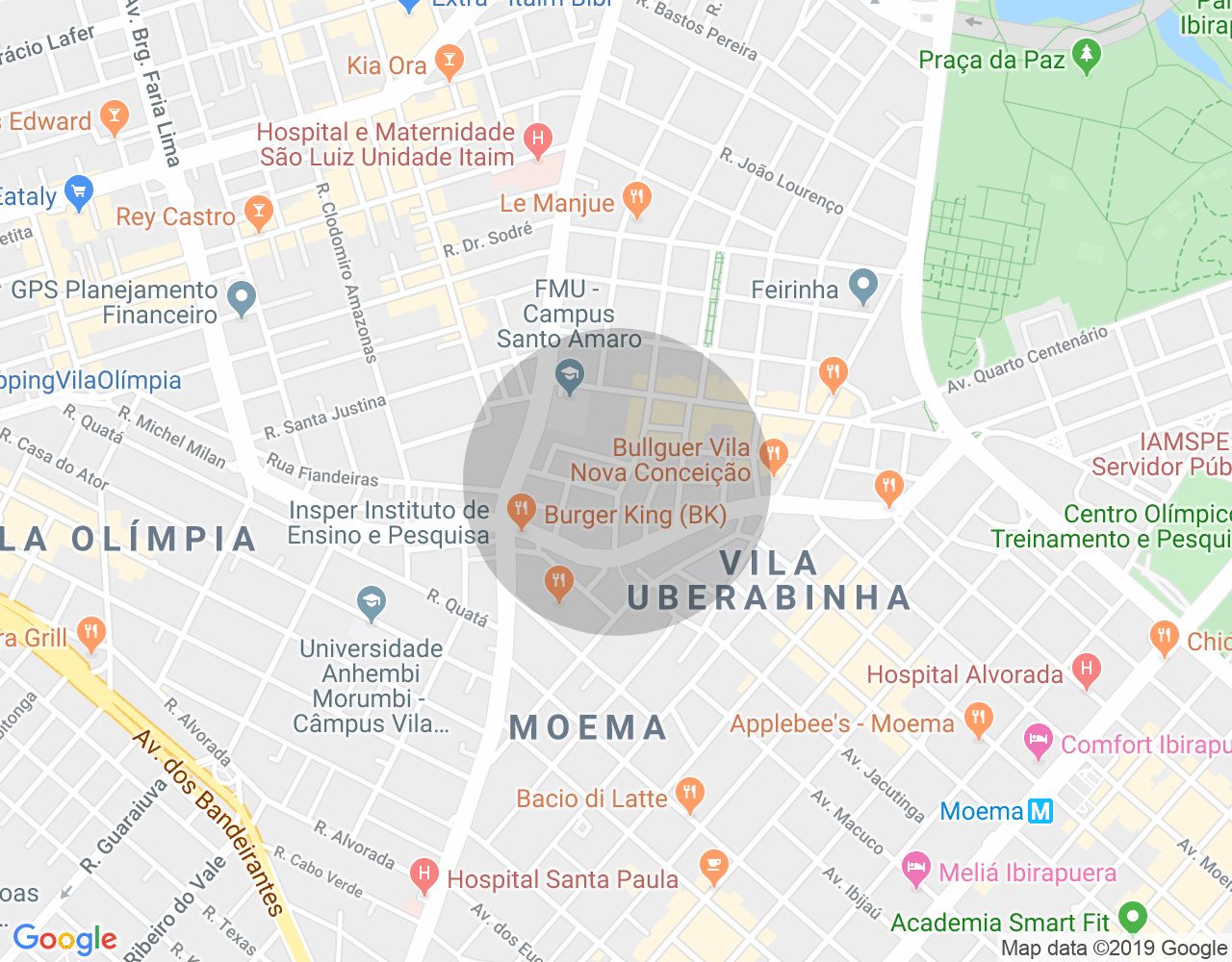 Imóvel no mapa