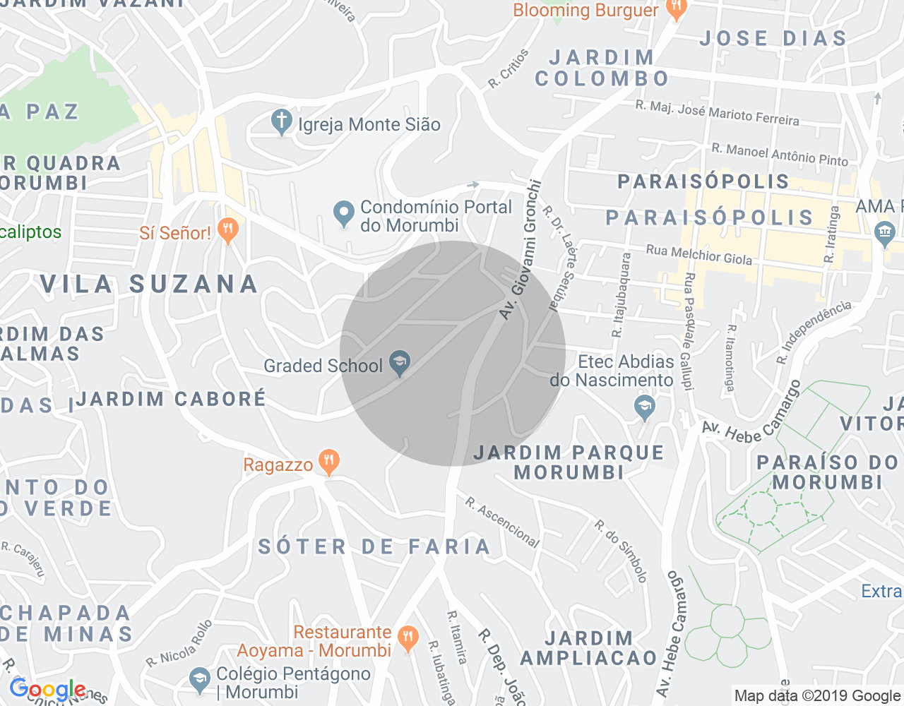 Imóvel no mapa