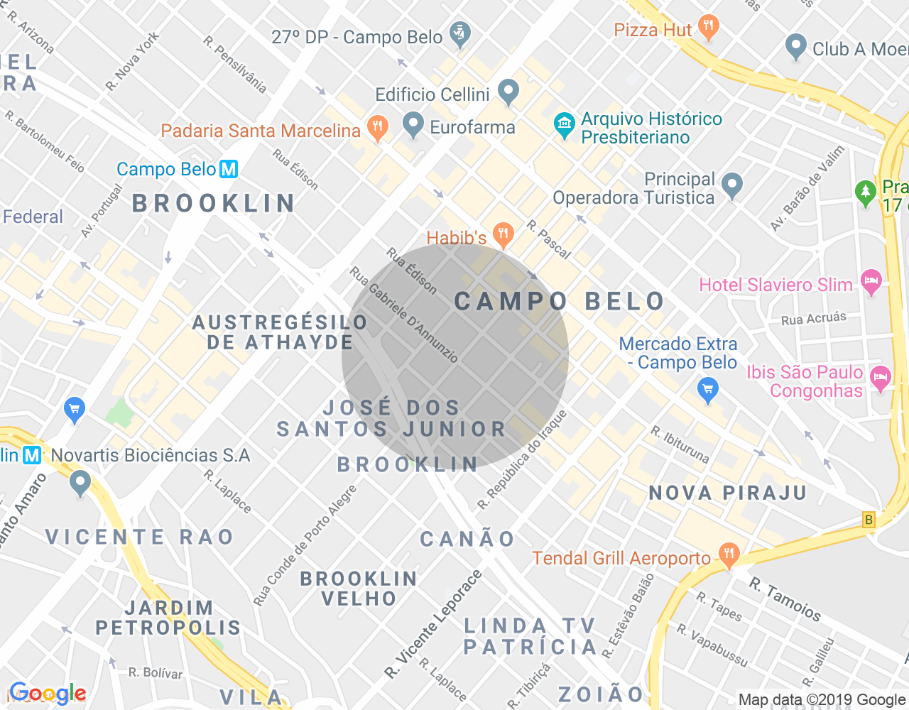 Imóvel no mapa