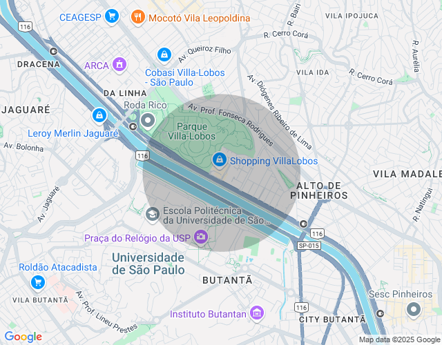 Imóvel no mapa