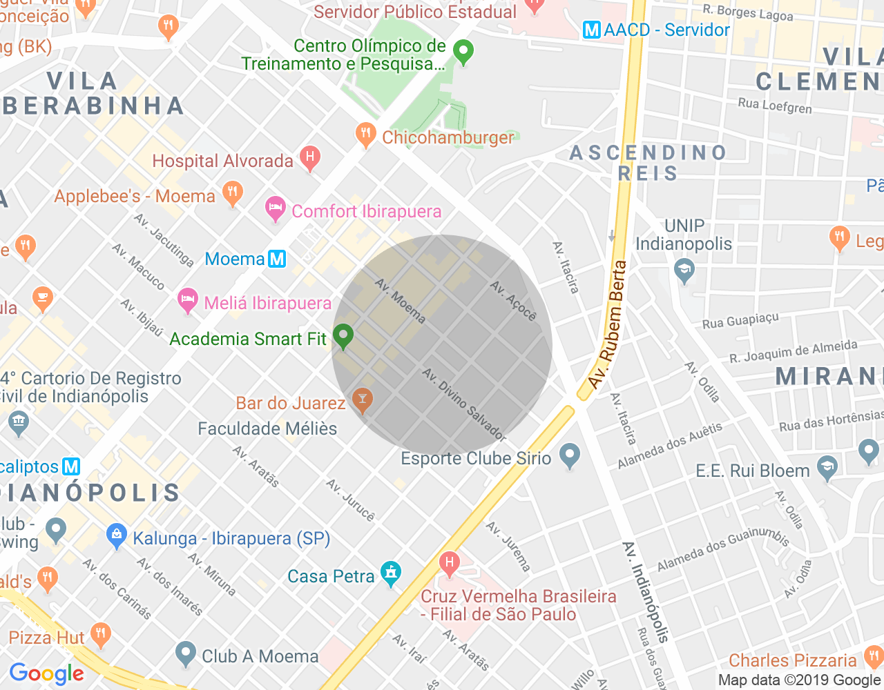 Imóvel no mapa