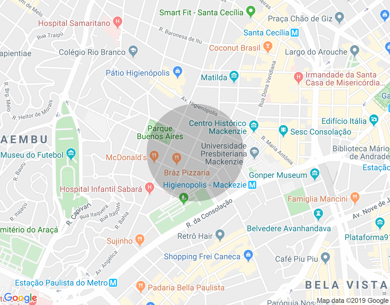 Imóvel no mapa