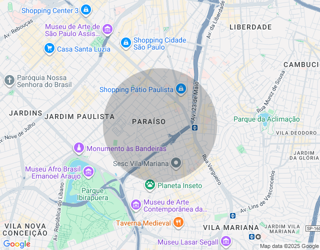 Imóvel no mapa