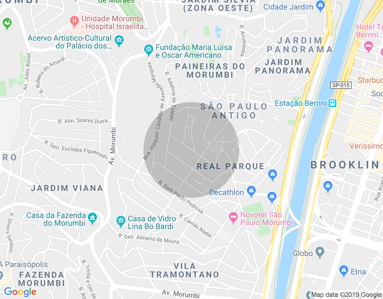 Imóvel no mapa