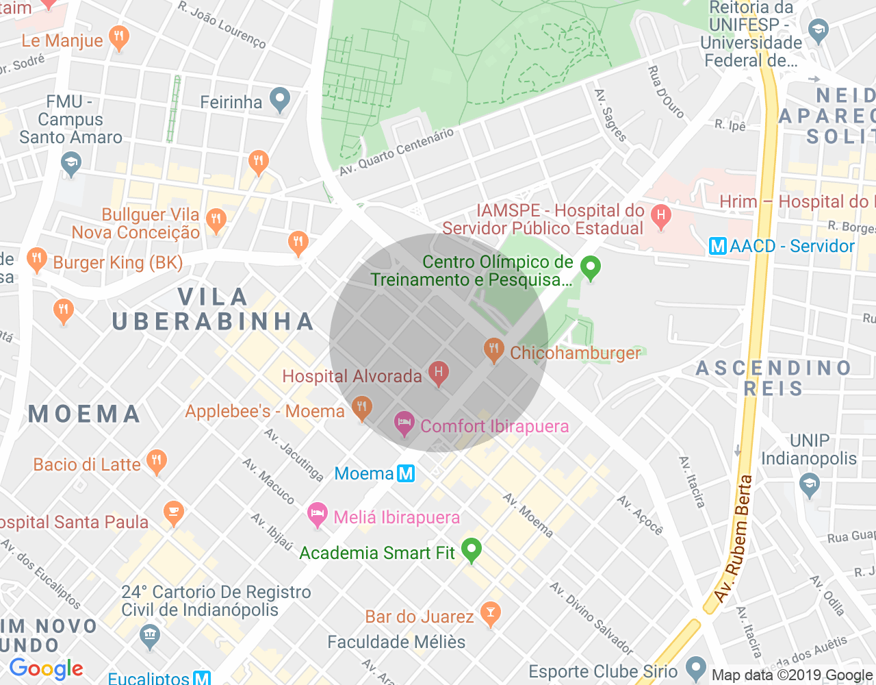 Imóvel no mapa
