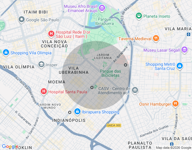 Imóvel no mapa