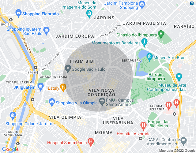 Imóvel no mapa