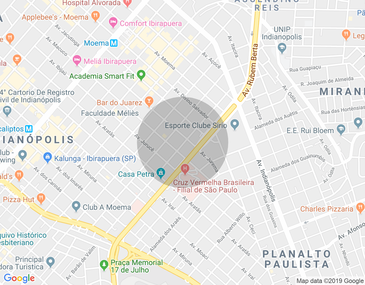Imóvel no mapa