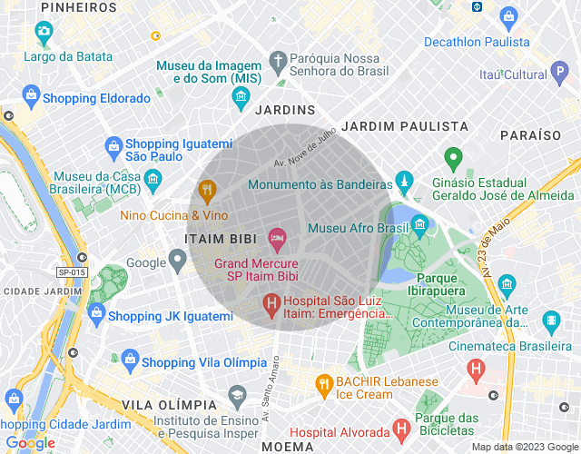 Imóvel no mapa